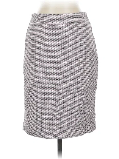 Pre-owned Ann Taylor Factory Casual Skirt In Gray