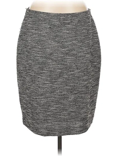 Pre-owned Ann Taylor Factory Casual Skirt In Gray