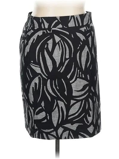 Pre-owned Ann Taylor Factory Casual Skirt In Gray