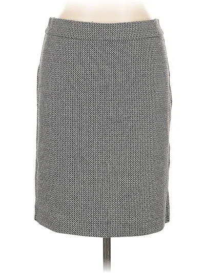 Pre-owned Ann Taylor Factory Casual Skirt In Gray
