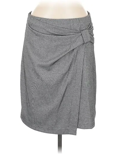 Pre-owned Ann Taylor Factory Casual Skirt In Gray