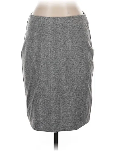 Pre-owned Ann Taylor Factory Casual Skirt In Gray