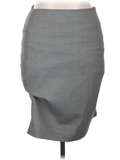Ann Taylor Factory Casual Skirt In Gray