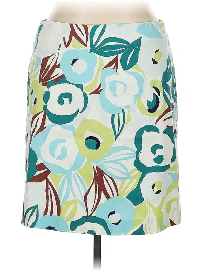 Pre-owned Ann Taylor Factory Casual Skirt In Green