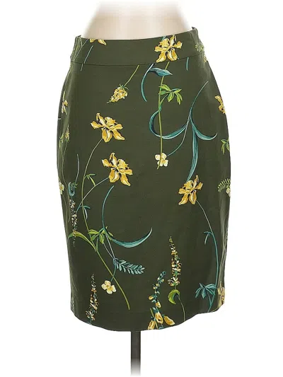Pre-owned Ann Taylor Factory Casual Skirt In Green