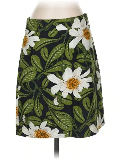 Pre-owned Ann Taylor Factory Casual Skirt In Green