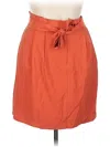 Ann Taylor Factory Casual Skirt In Orange