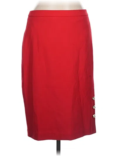 Ann Taylor Factory Casual Skirt In Red