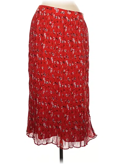 Ann Taylor Factory Casual Skirt In Red