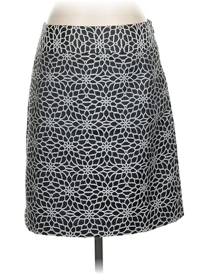 Pre-owned Ann Taylor Factory Casual Skirt In Silver