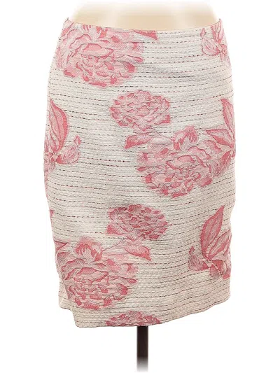 Pre-owned Ann Taylor Factory Casual Skirt In White