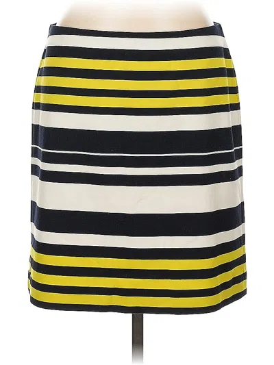 Pre-owned Ann Taylor Factory Casual Skirt In Yellow