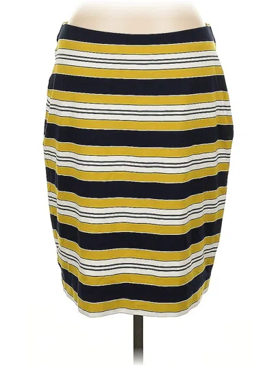 Pre-owned Ann Taylor Factory Casual Skirt In Yellow