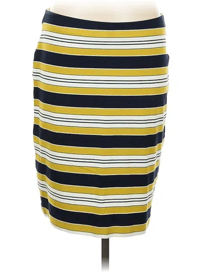 Pre-owned Ann Taylor Factory Casual Skirt In Yellow