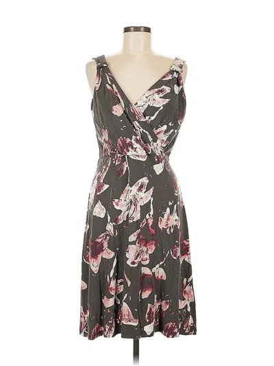 Pre-owned Ann Taylor Factory Cocktail Dress In Gray