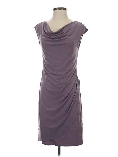 Pre-owned Ann Taylor Factory Cocktail Dress In Gray