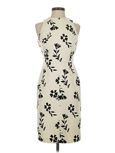 Pre-owned Ann Taylor Factory Cocktail Dress In Ivory