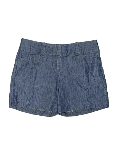 Pre-owned Ann Taylor Factory Denim Shorts In Blue