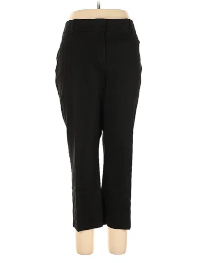 Pre-owned Ann Taylor Factory Dress Pants In Black