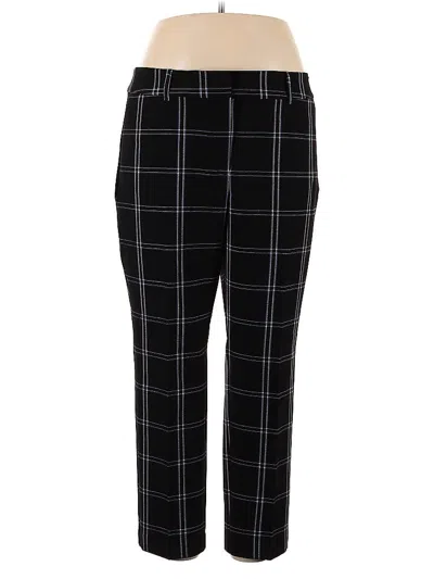 Pre-owned Ann Taylor Factory Dress Pants In Black