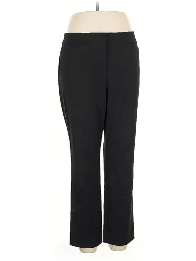 Pre-owned Ann Taylor Factory Dress Pants In Black