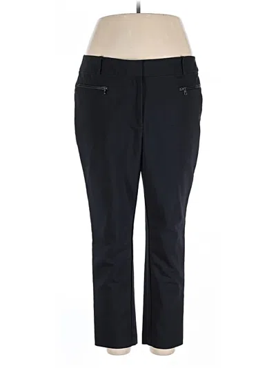 Pre-owned Ann Taylor Factory Dress Pants In Black