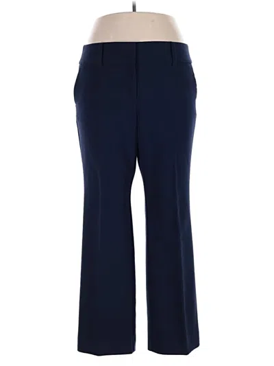 Pre-owned Ann Taylor Factory Dress Pants In Blue