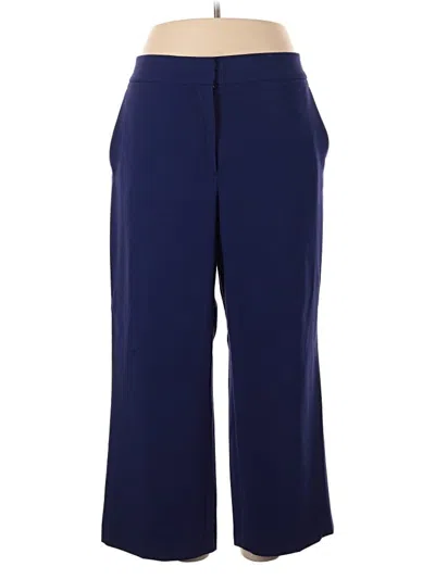 Pre-owned Ann Taylor Factory Dress Pants In Blue