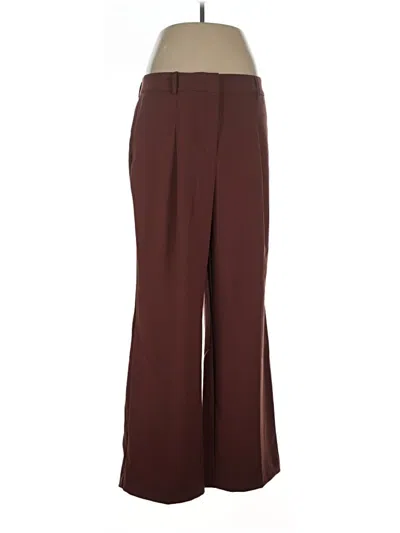 Pre-owned Ann Taylor Factory Dress Pants In Brown
