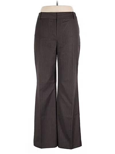 Pre-owned Ann Taylor Factory Dress Pants In Brown