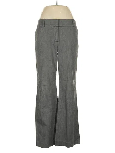Pre-owned Ann Taylor Factory Dress Pants In Gray