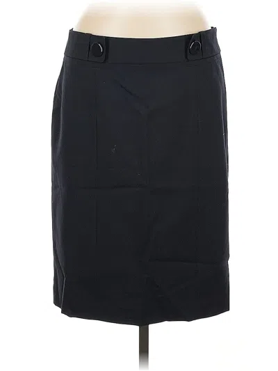 Pre-owned Ann Taylor Factory Formal Skirt In Black