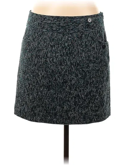 Pre-owned Ann Taylor Factory Formal Skirt In Blue