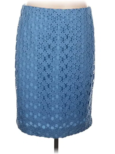 Ann Taylor Factory Formal Skirt In Blue