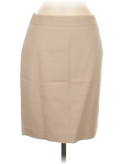 Pre-owned Ann Taylor Factory Formal Skirt In Brown