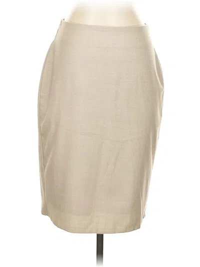 Pre-owned Ann Taylor Factory Formal Skirt In Brown