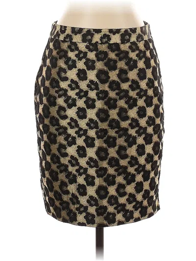 Pre-owned Ann Taylor Factory Formal Skirt In Gold