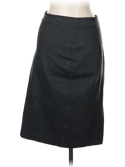 Pre-owned Ann Taylor Factory Formal Skirt In Gray