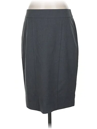 Pre-owned Ann Taylor Factory Formal Skirt In Gray