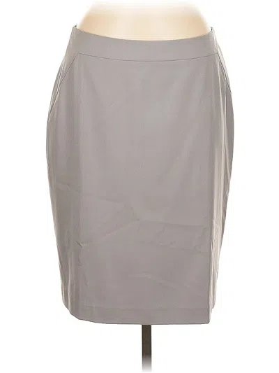 Ann Taylor Factory Formal Skirt In Gray