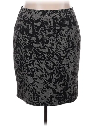 Ann Taylor Factory Formal Skirt In Gray