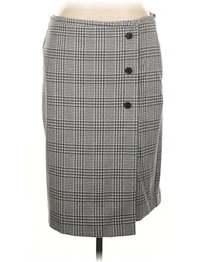 Ann Taylor Factory Formal Skirt In Gray
