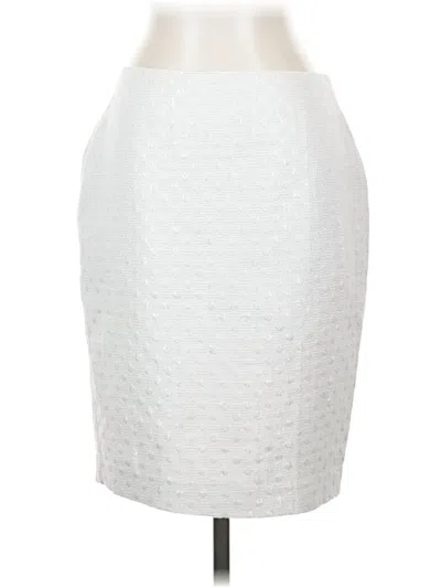 Ann Taylor Factory Formal Skirt In White