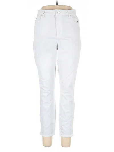 Pre-owned Ann Taylor Factory Jeans In Silver