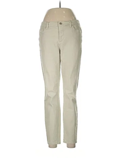 Pre-owned Ann Taylor Factory Jeans In Tan