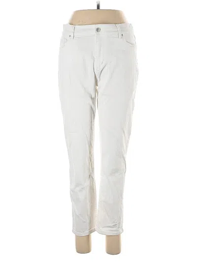 Pre-owned Ann Taylor Factory Jeans In White