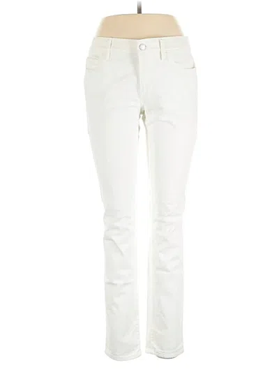 Pre-owned Ann Taylor Factory Jeans In White