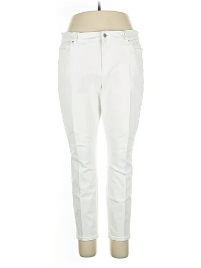 Pre-owned Ann Taylor Factory Jeans In White