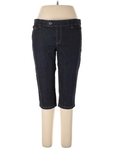 Pre-owned Ann Taylor Factory Jeggings In Blue