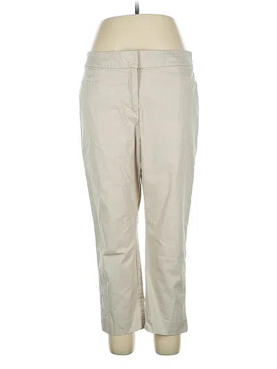 Pre-owned Ann Taylor Factory Khaki Pant In Brown